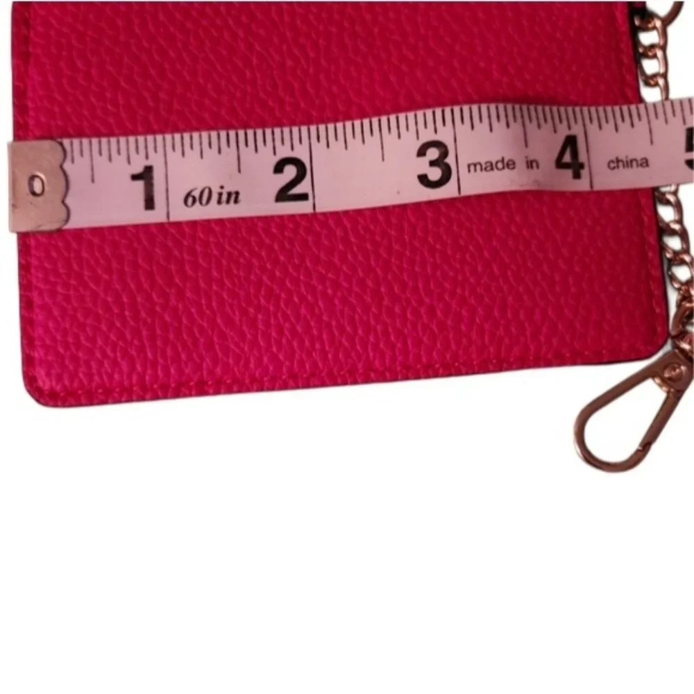 Nanette‎ Lepore Red and Gold Key Card Holder